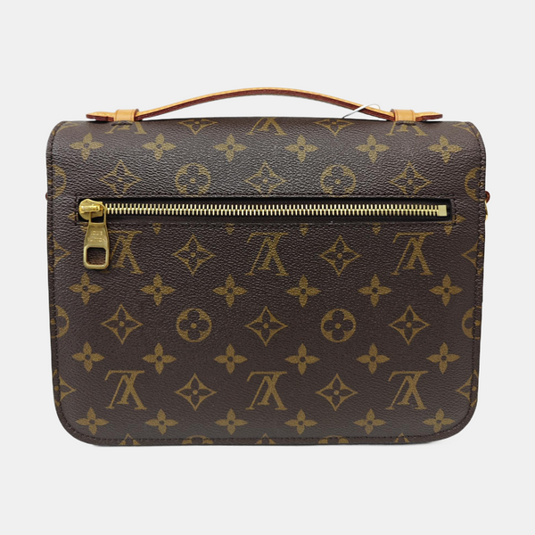 MÉTIS MM Monogram Coated Canvas Brown
