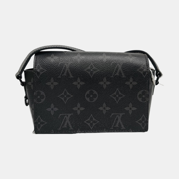 STEAMER Mini Monogram Coated Canvas Black