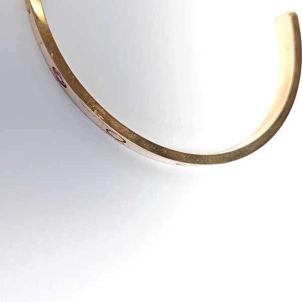 LOVE 18k Rose Gold Bangle