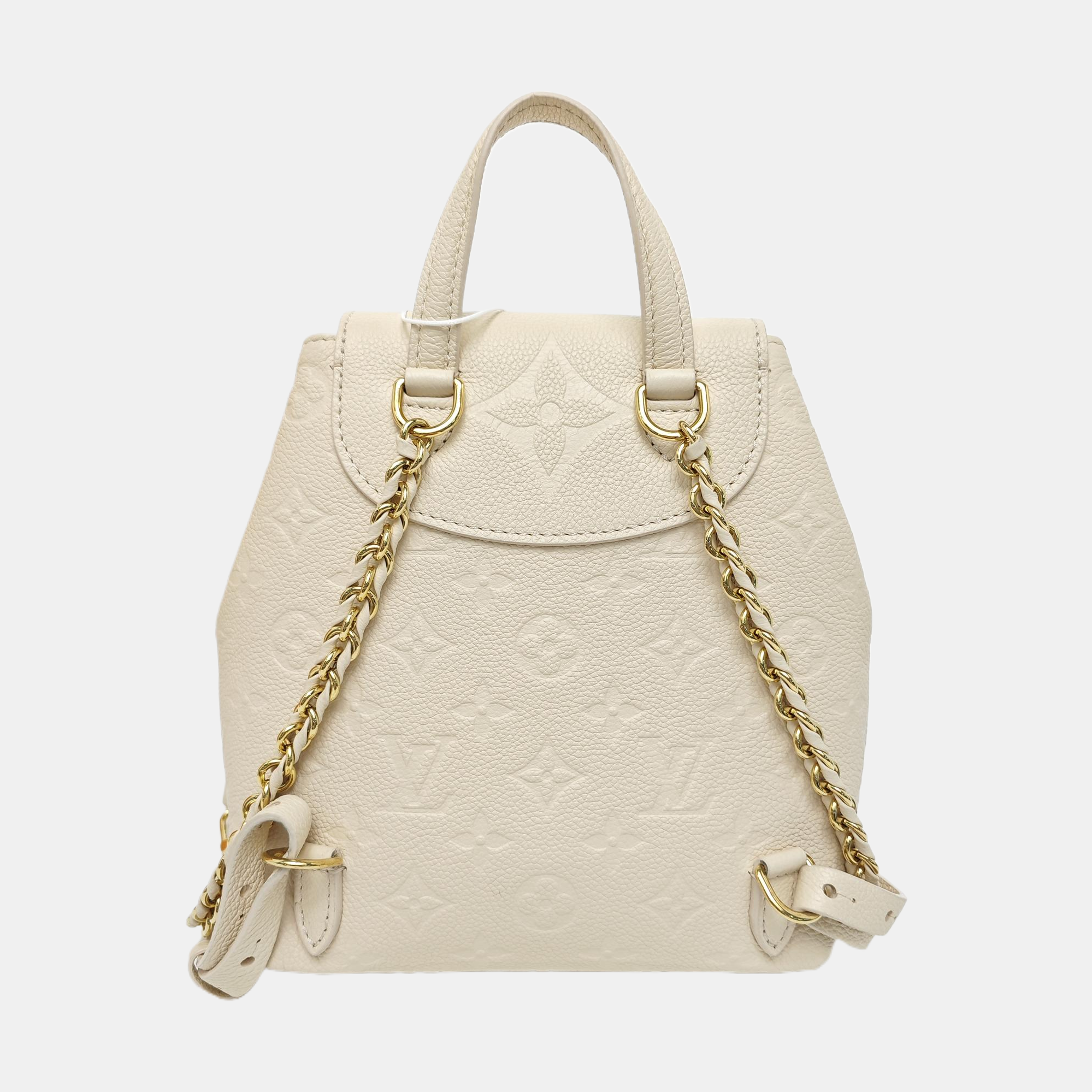 BACKUP Monogram Calfskin White