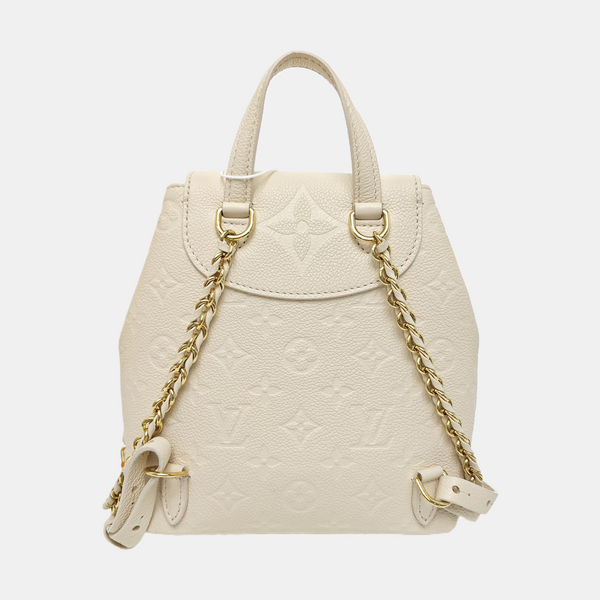 BACKUP Monogram Calfskin White