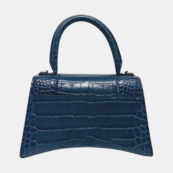 Hourglass S Calfskin Blue