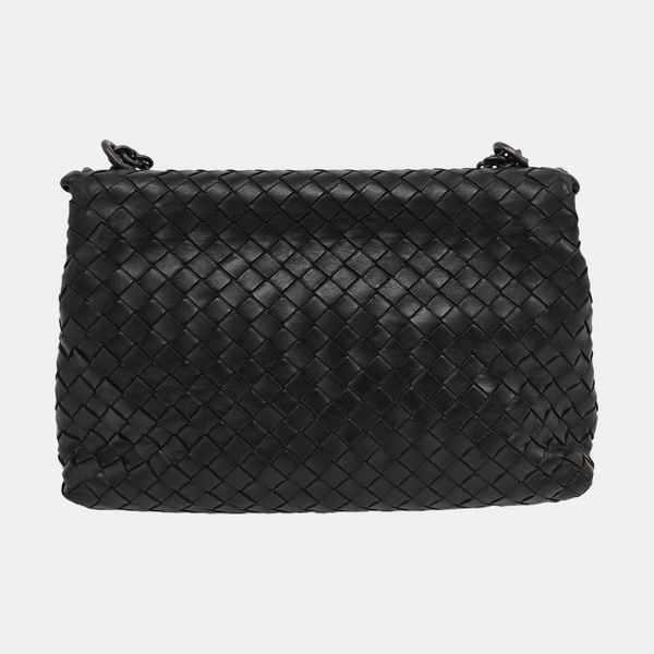 Lambskin Shoulder Bag Black