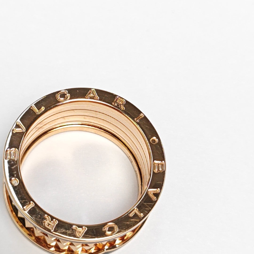 B.ZERO1 18k Rose Gold Ring EU 60
