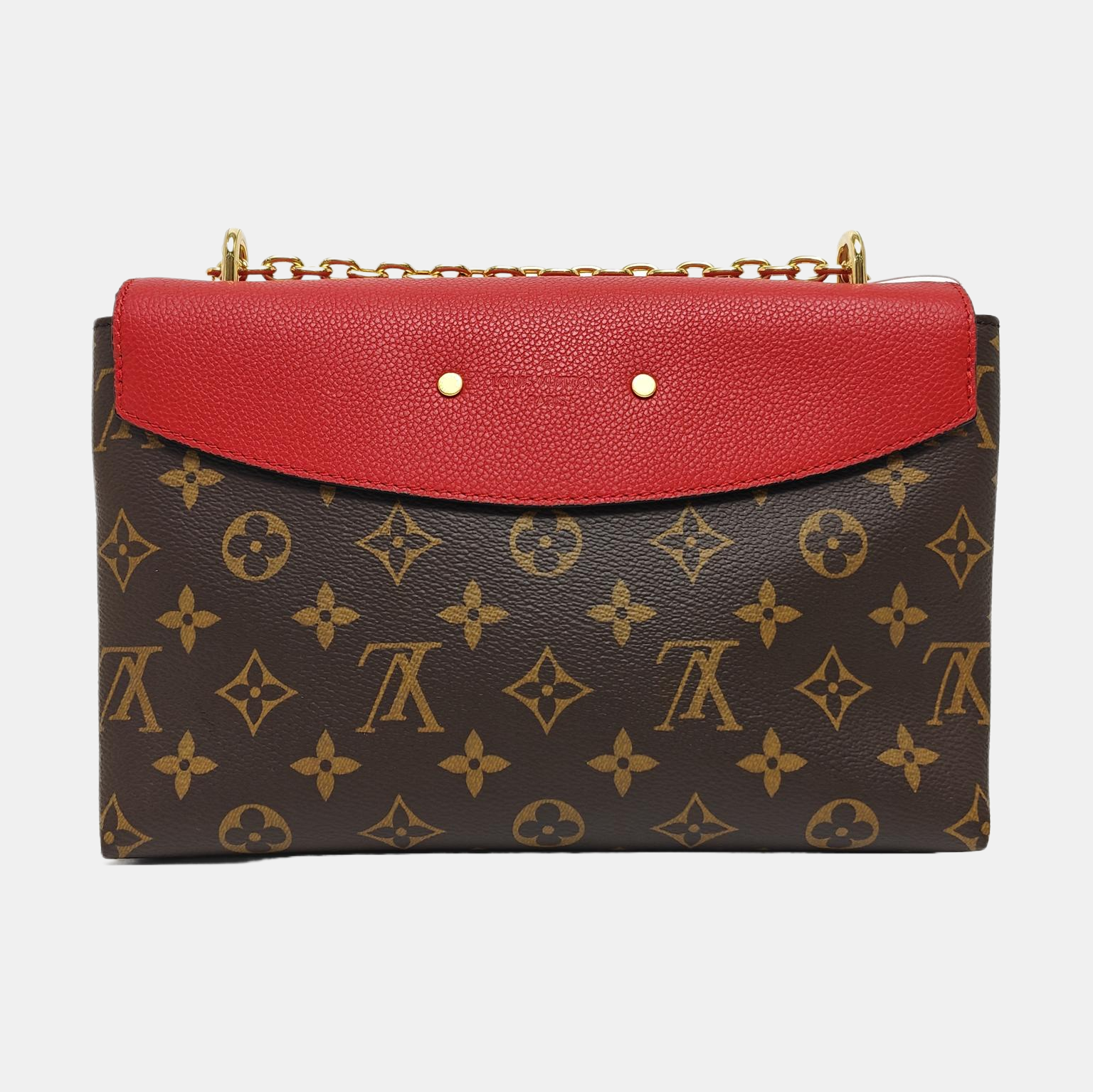 SAINT PLACIDE Monogram Coated Canvas Brown
