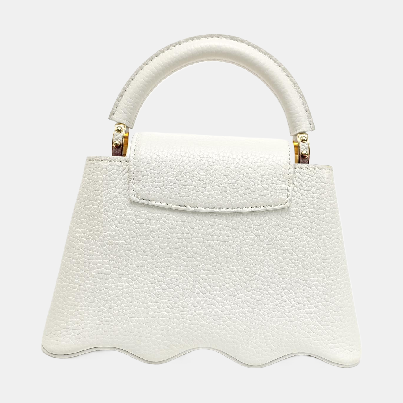 CAPUCINES Mini Calfskin White