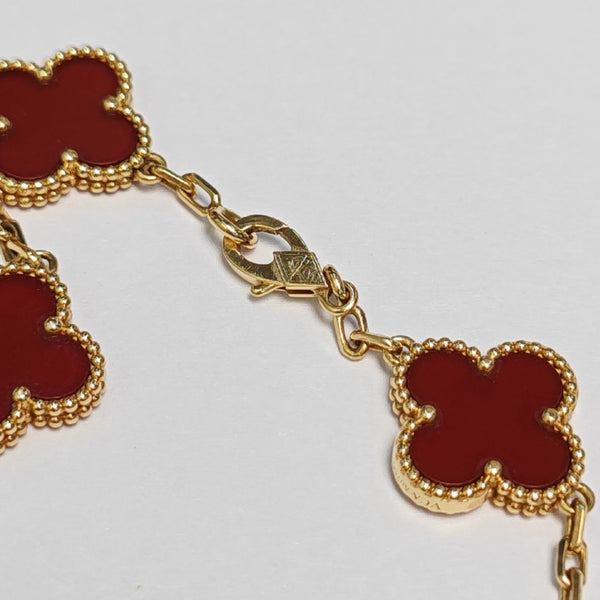 Vintage Alhambra 18k Gold Bracelet