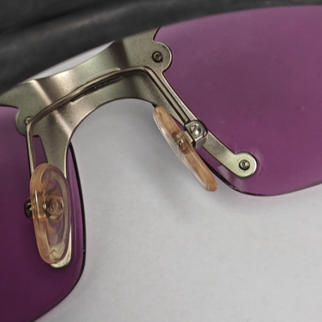 Metal Sunglasses Purple