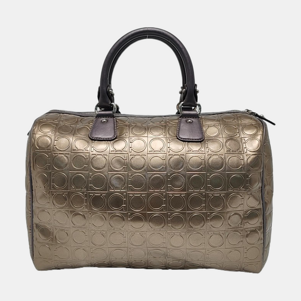Gancini Calfskin Beige