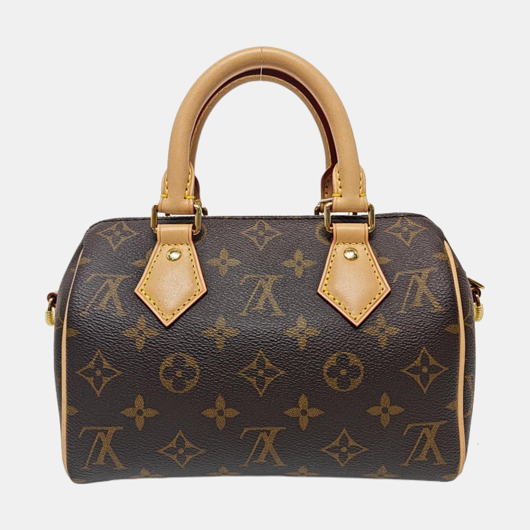 SPEEDY 20 Monogram Coated Canvas Brown