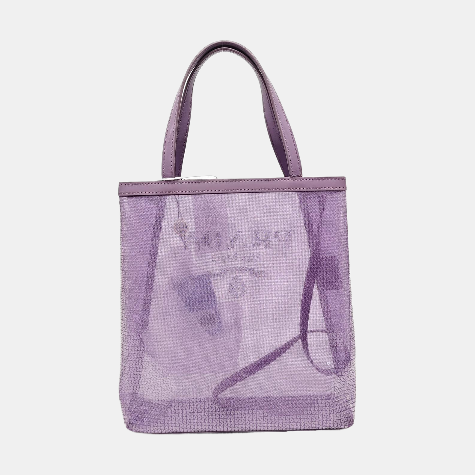 Special Material Tote Bag Purple