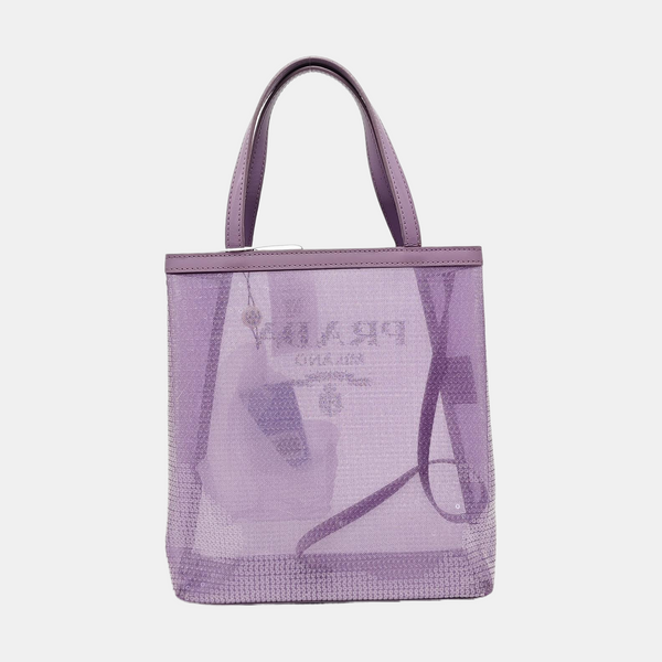 Special Material Tote Bag Purple