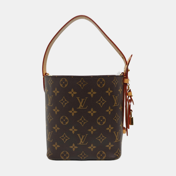ALL IN Monogram Coated Canvas Brown