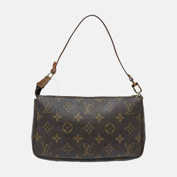 ACCESSOIRES Monogram Coated Canvas Brown
