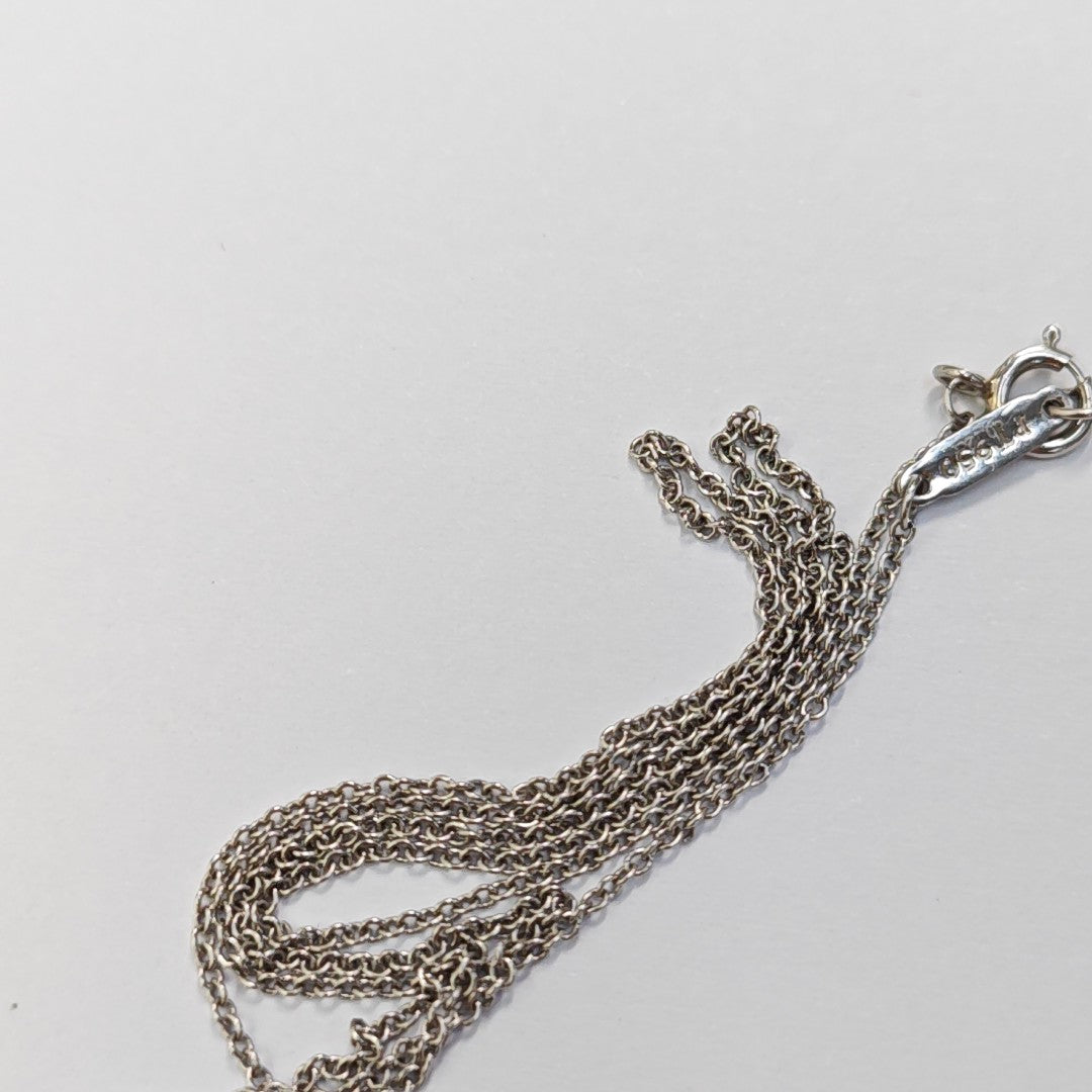 Elsa Peretti Platinum 950 Silver Necklace