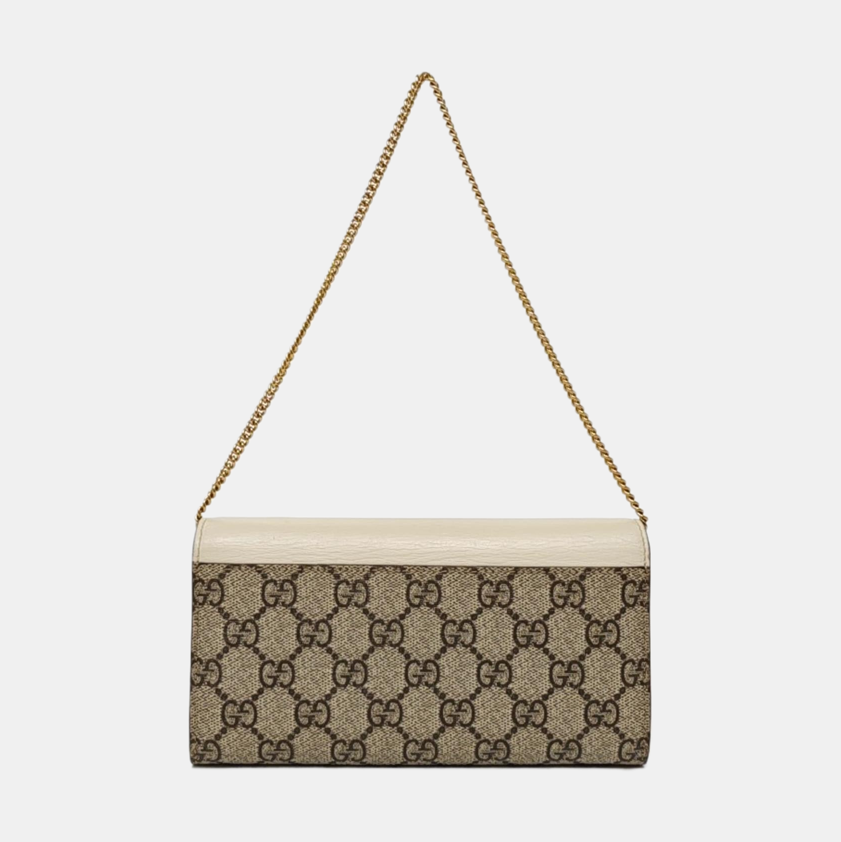 Padlock Mini Monogram Coated Canvas White
