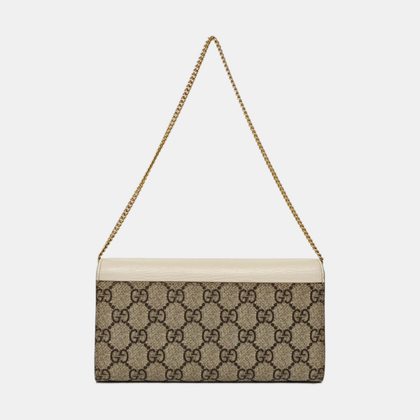 Padlock Mini Monogram Coated Canvas White