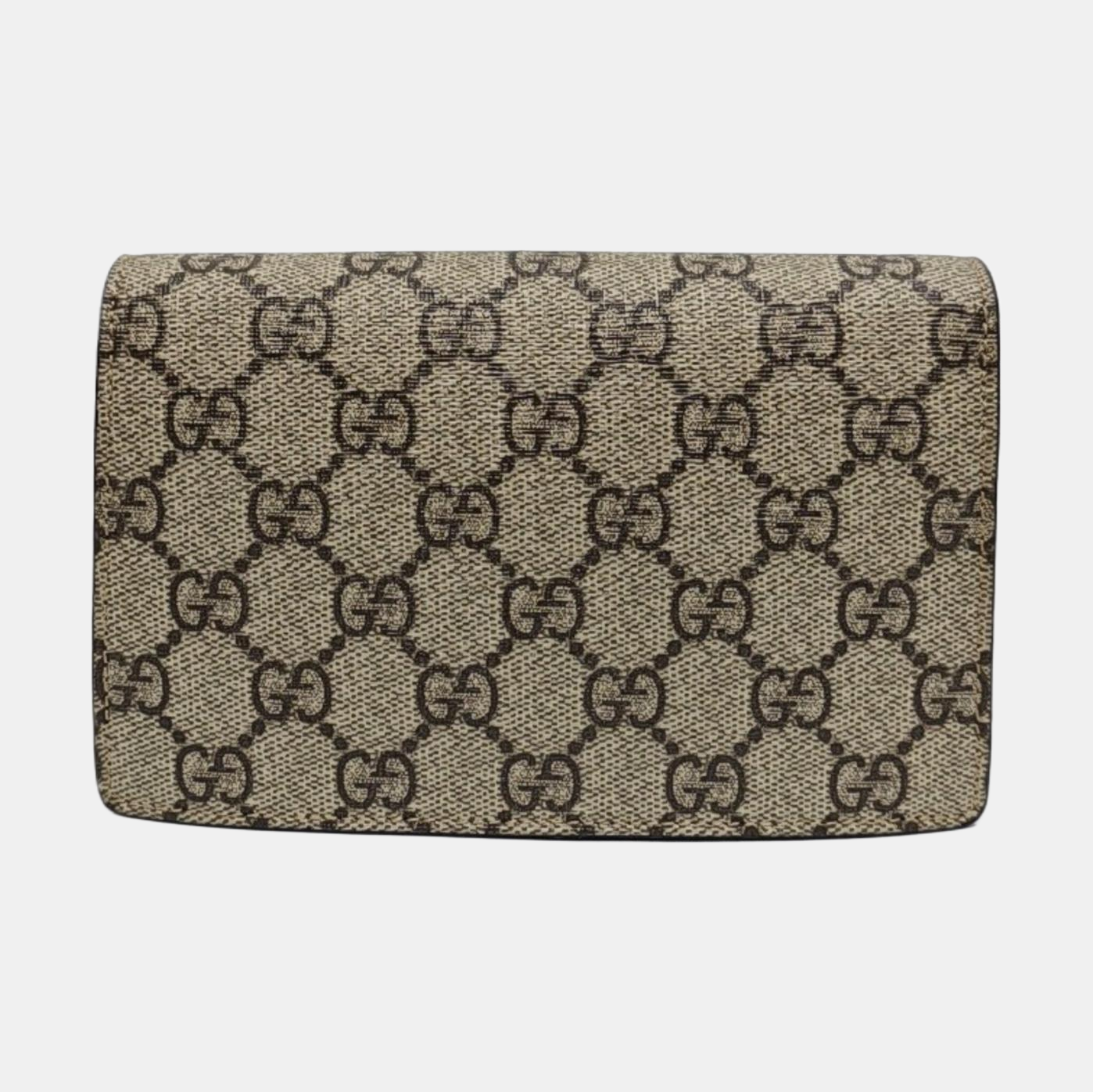 Dionysus Super Mini Monogram Coated Canvas Beige