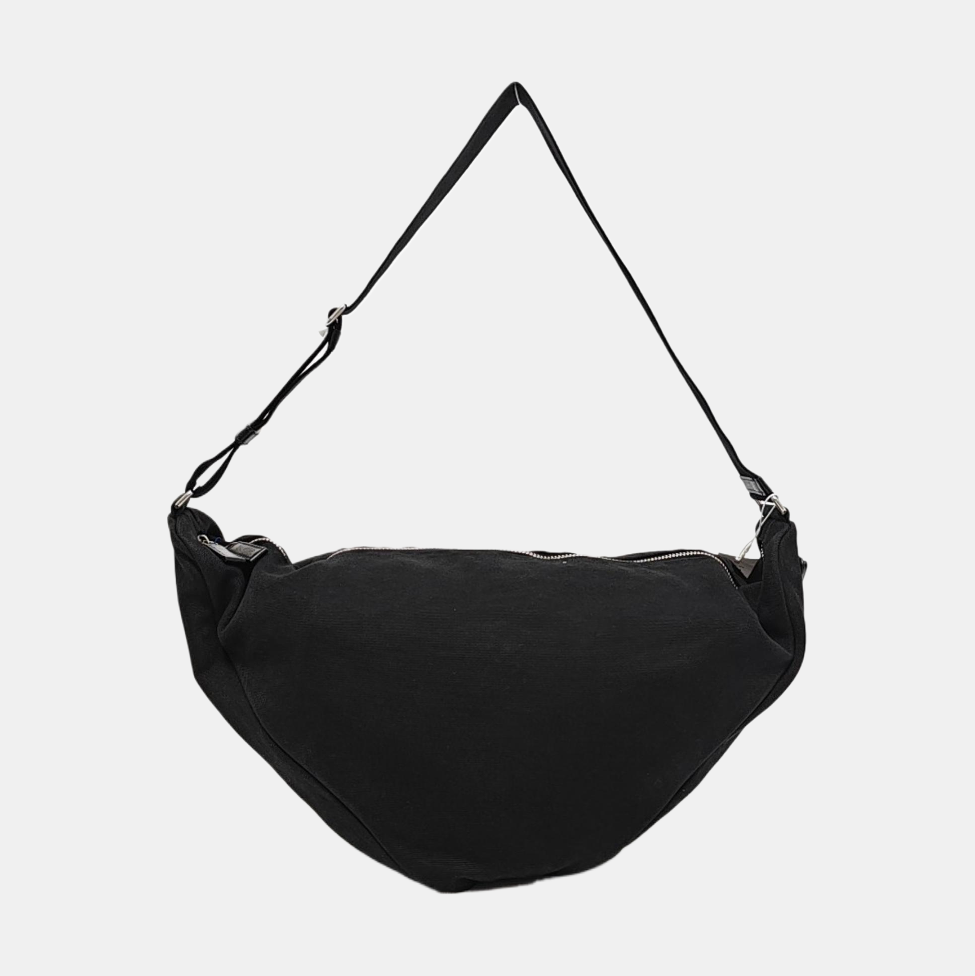Authenticated pre-owned  Triangle Canvas Black - Shoulder Bag at Looply