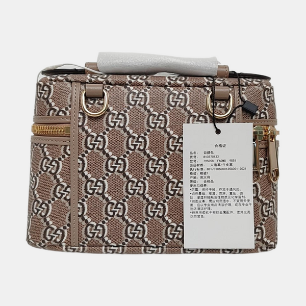 Authenticated pre-owned  Ophidia Super Mini Monogram Coated Canvas Grey - Shoulder Bag at Looply