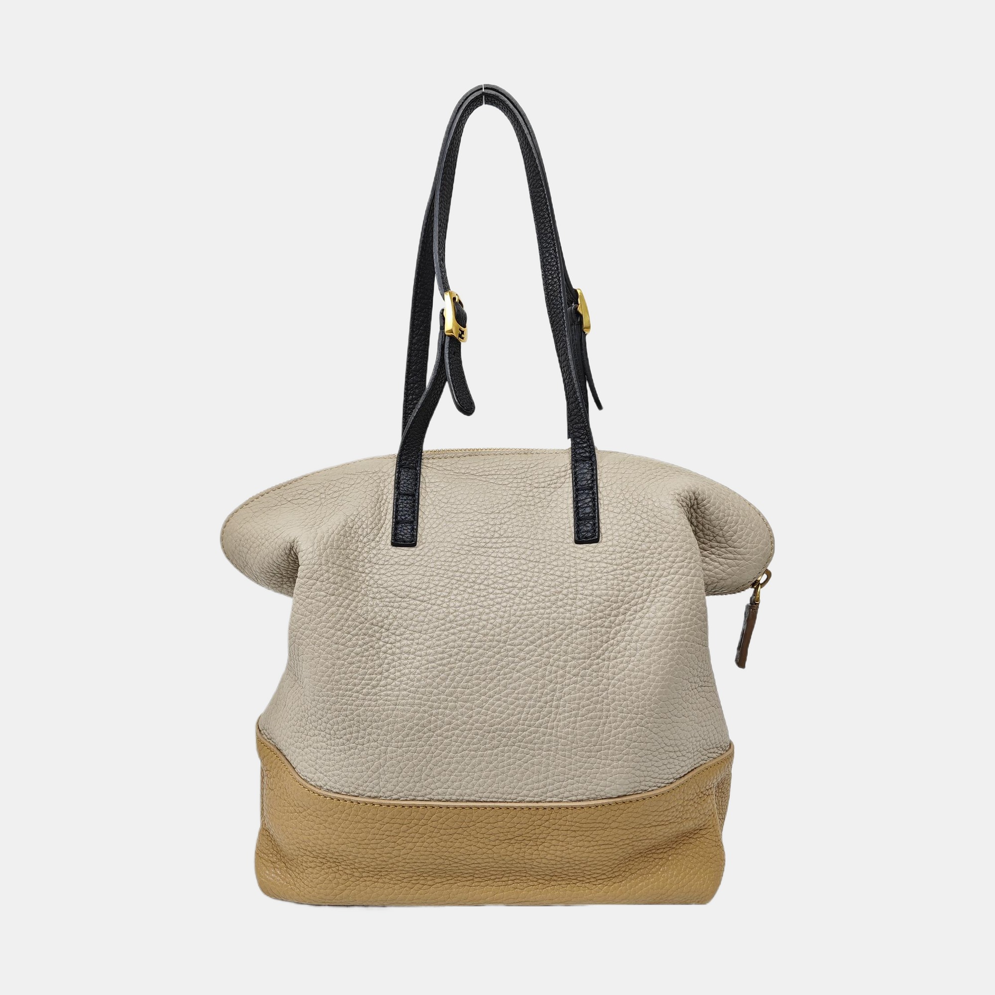 Calfskin Top Handle Bag Multicolor