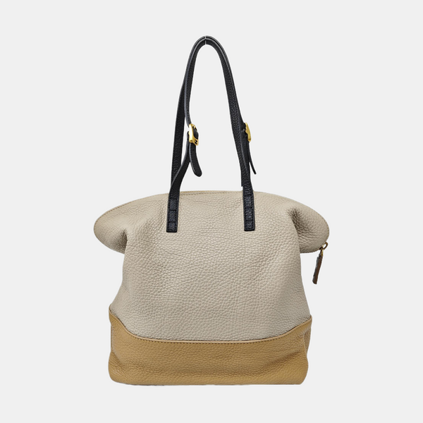Calfskin Top Handle Bag Multicolor