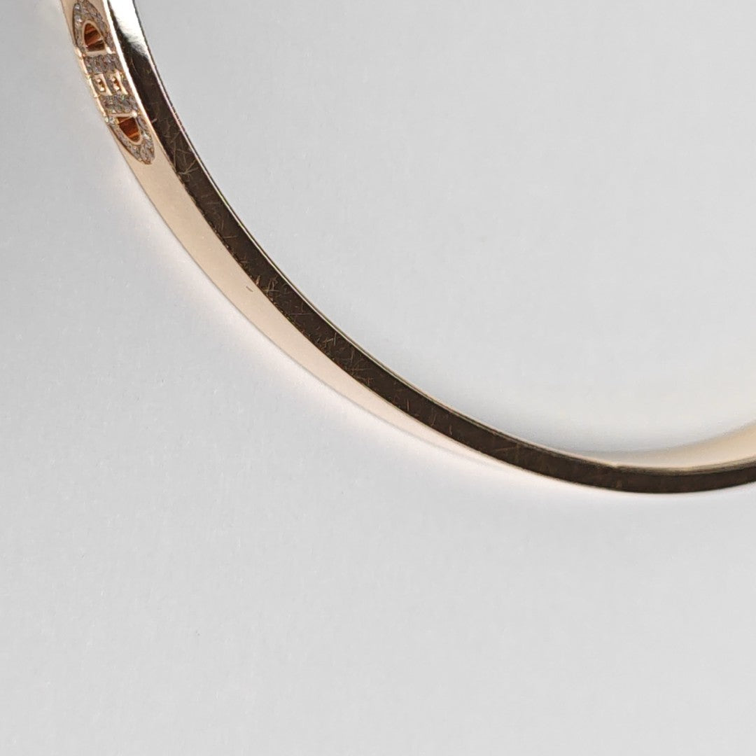 H D'ancre 18k Rose Gold Bangle