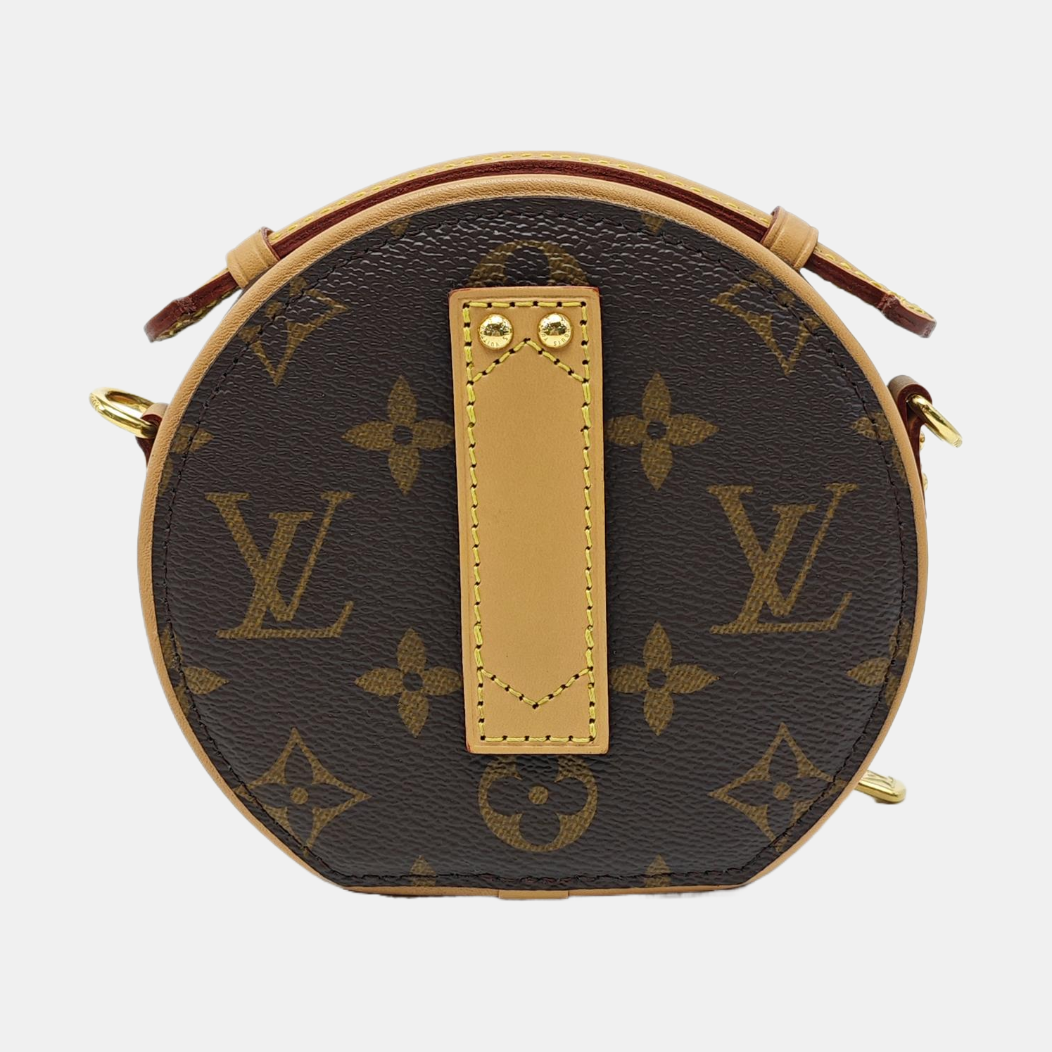 BOITE CHAPEAU Mini Monogram Coated Canvas Brown