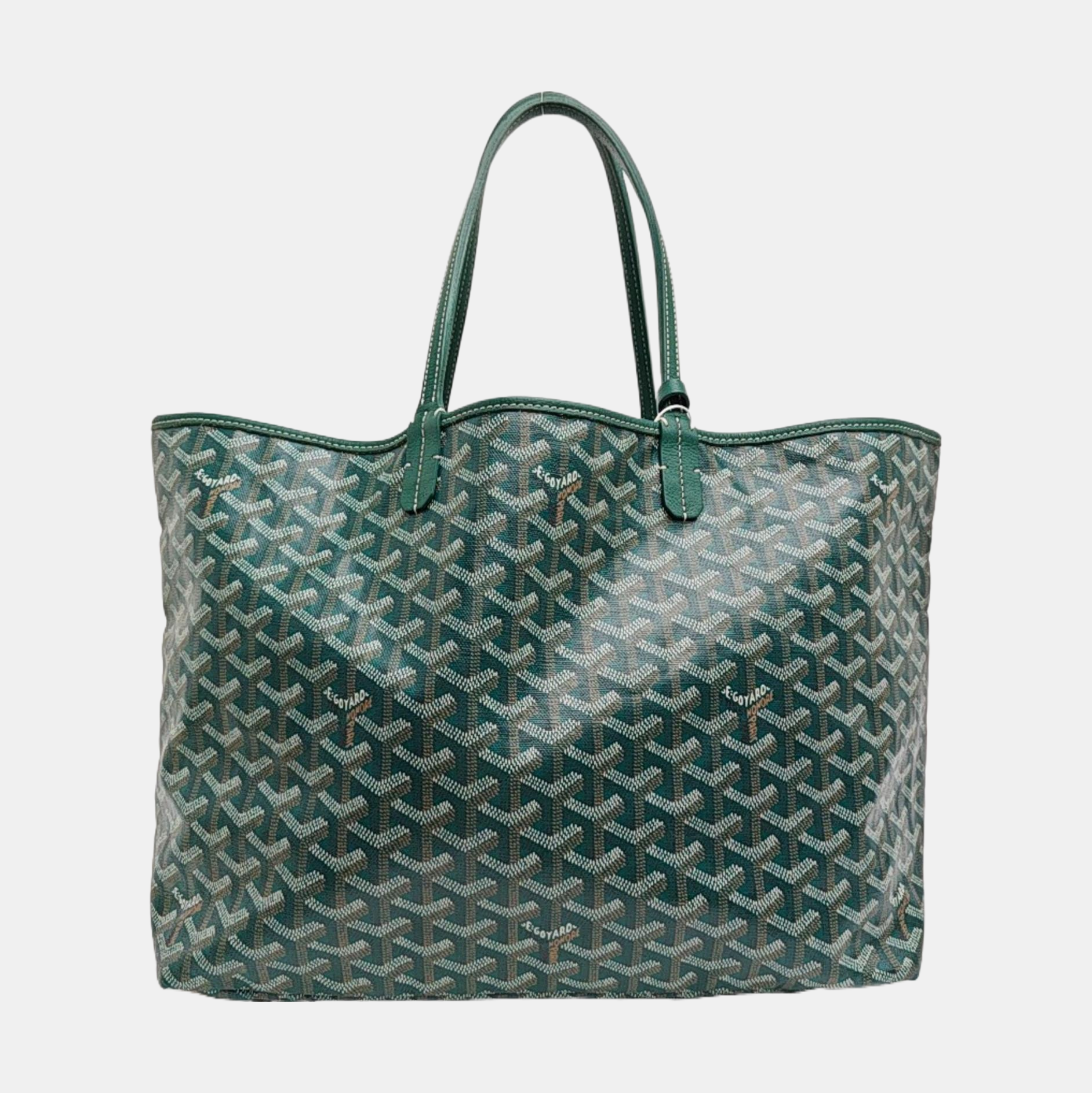 Saint Louis PM Coated Canvas Green