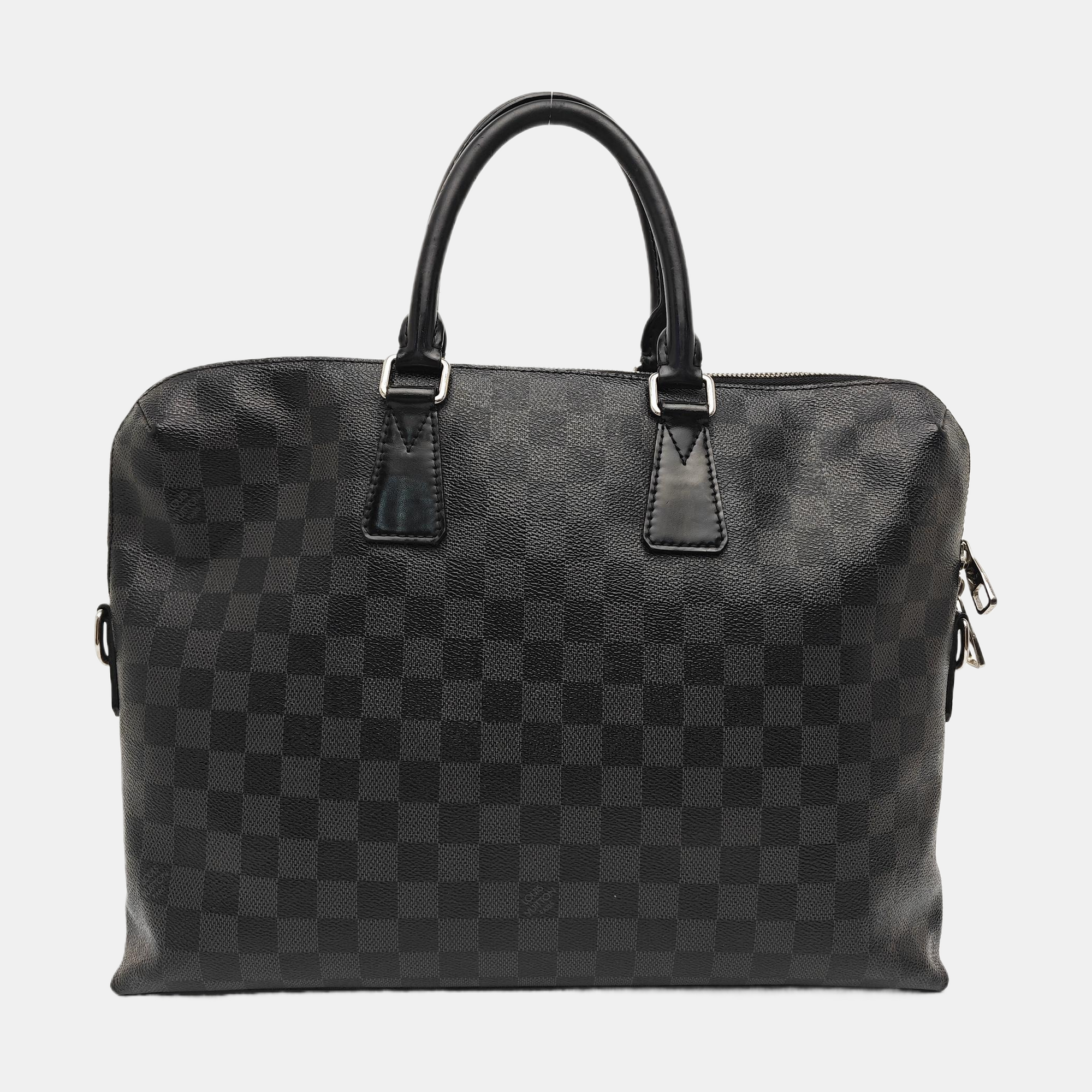 PORTE-DOCUMENTS Damier Graphite Coated Canvas Gray