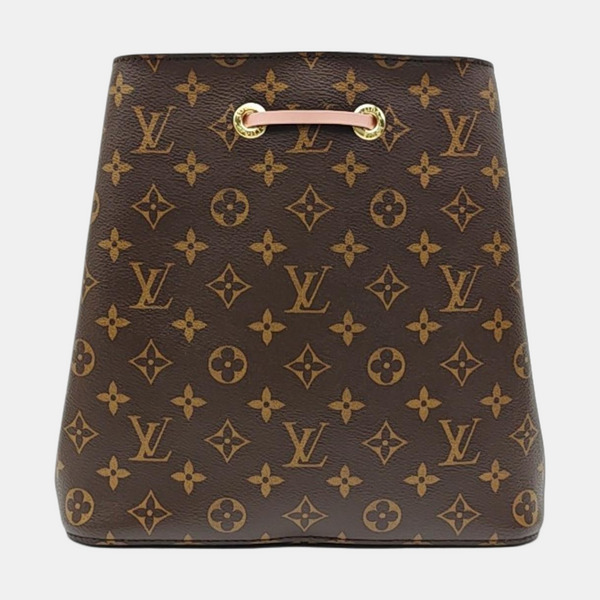 NÉONOÉ MM Monogram Coated Canvas Brown