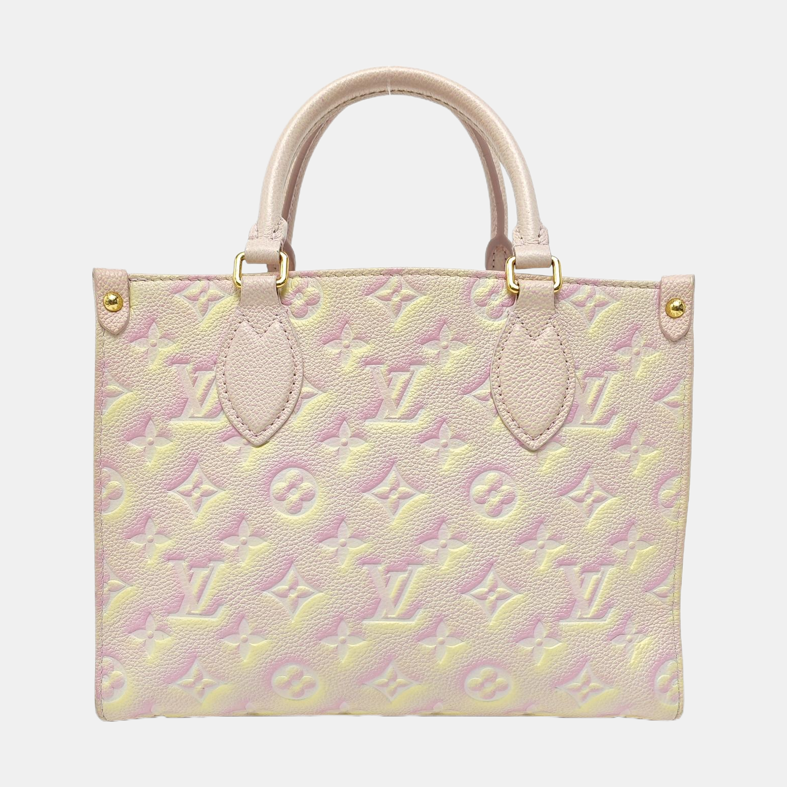 ONTHEGO PM Monogram Calfskin Pink