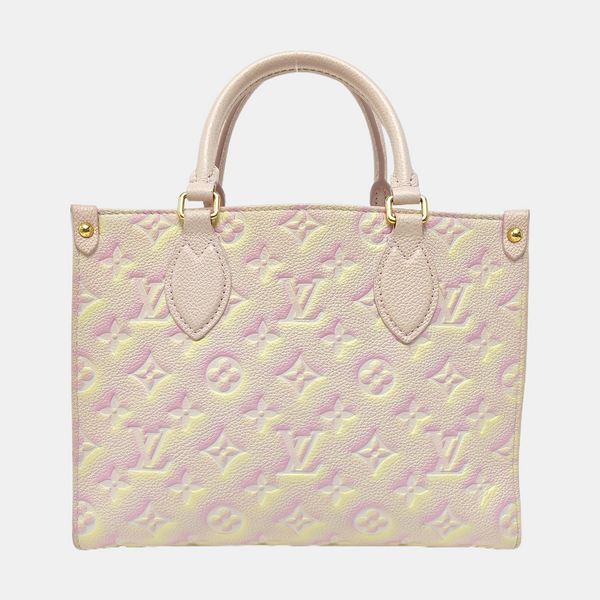 ONTHEGO PM Monogram Calfskin Pink