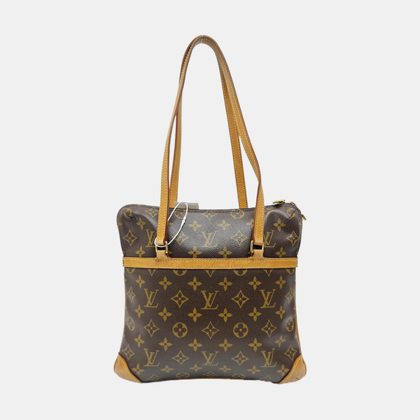 COUSSIN GM Monogram Coated Canvas Brown