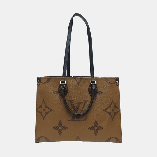 ONTHEGO MM Monogram Coated Canvas Brown
