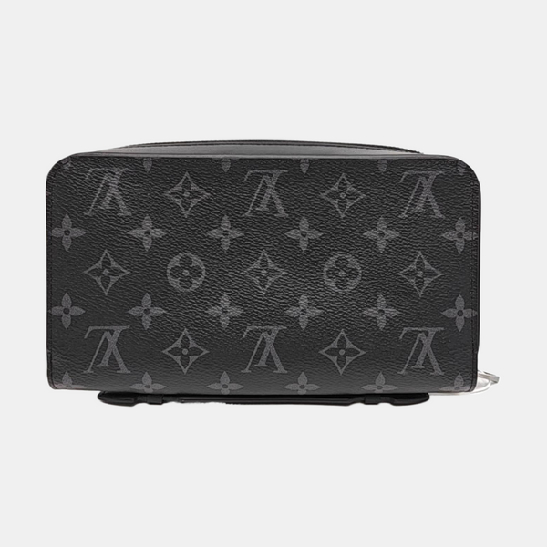 TROUSSE TOILETTE Monogram Coated Canvas Black