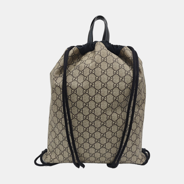 GG Supreme Monogram Coated Canvas Beige
