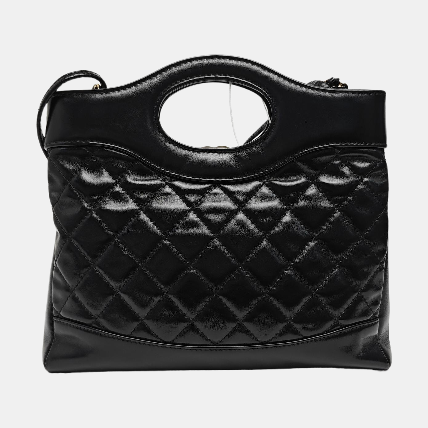 CHANEL 31 Mini Quilted Calfskin Black