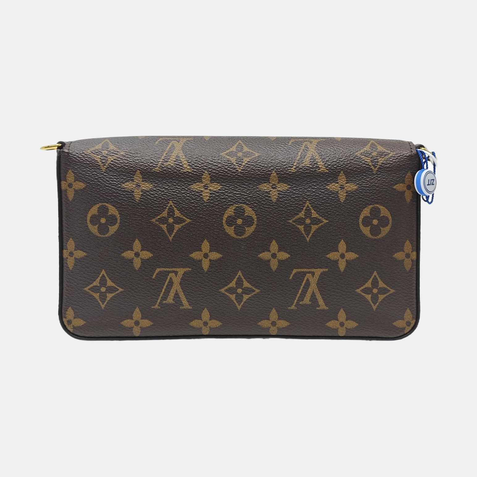 FÉLICIE Monogram Coated Canvas Brown