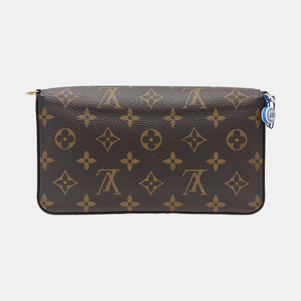 FÉLICIE Monogram Coated Canvas Brown