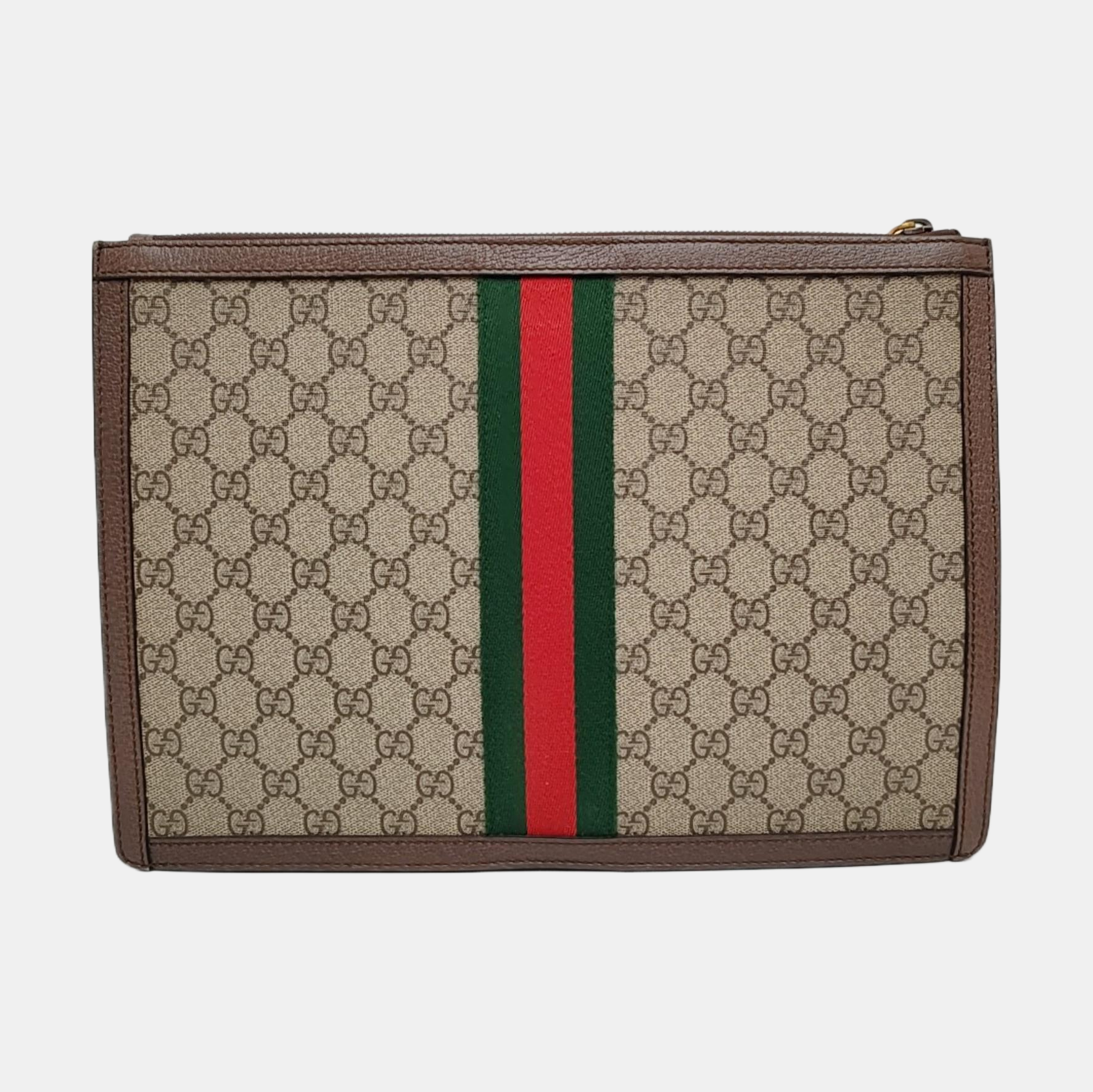 Authenticated pre-owned  Ophidia Monogram Coated Canvas Beige - Clutch at Looply