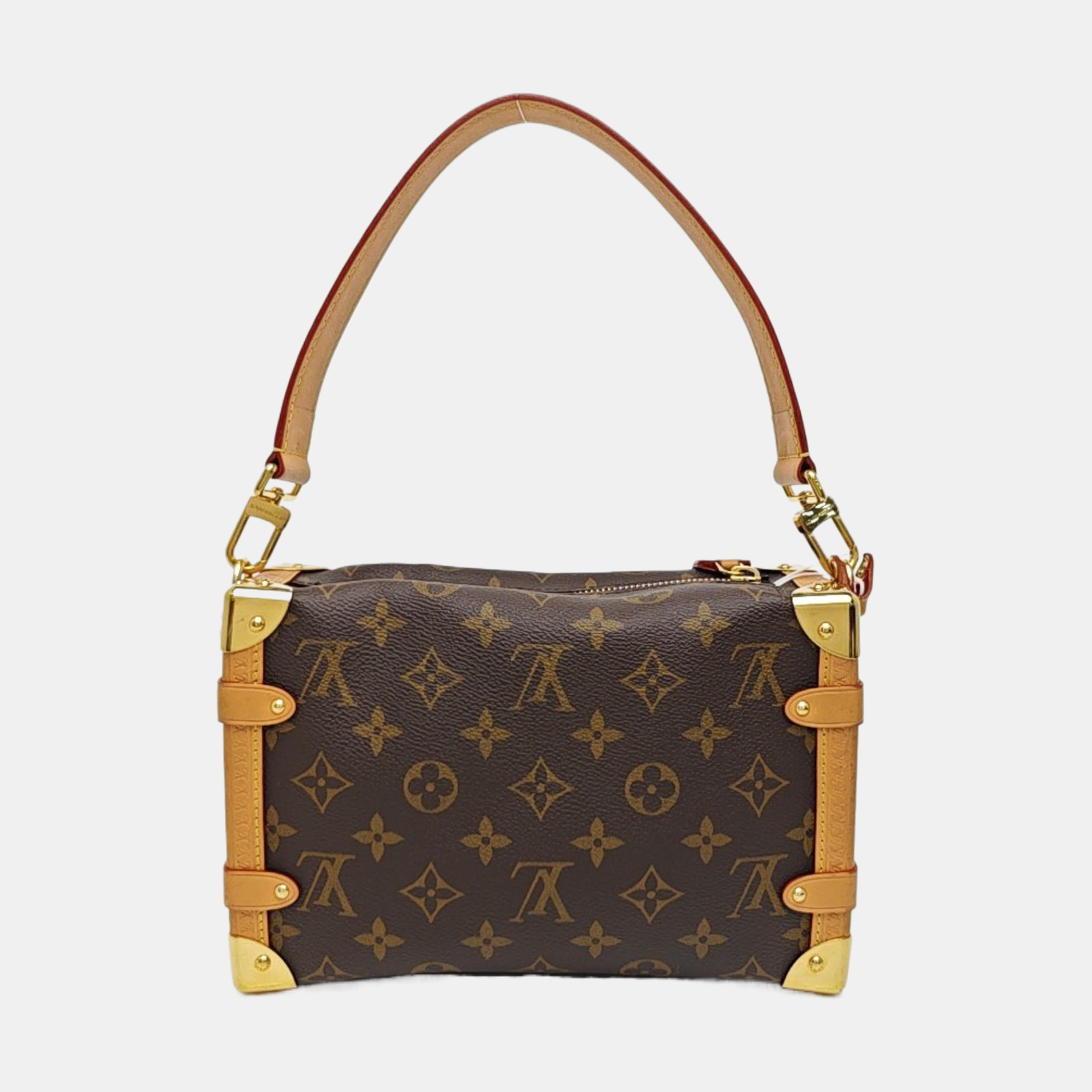SIDE TRUNK MM Monogram Coated Canvas Brown