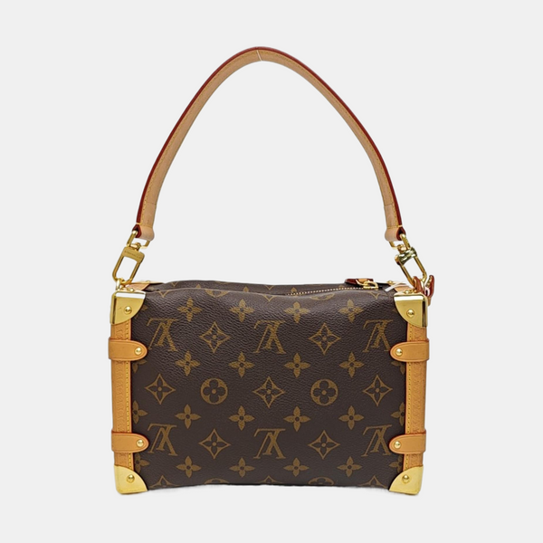 SIDE TRUNK MM Monogram Coated Canvas Brown