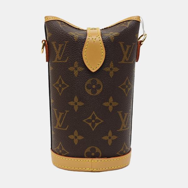 FOLD ME Monogram Coated Canvas Brown