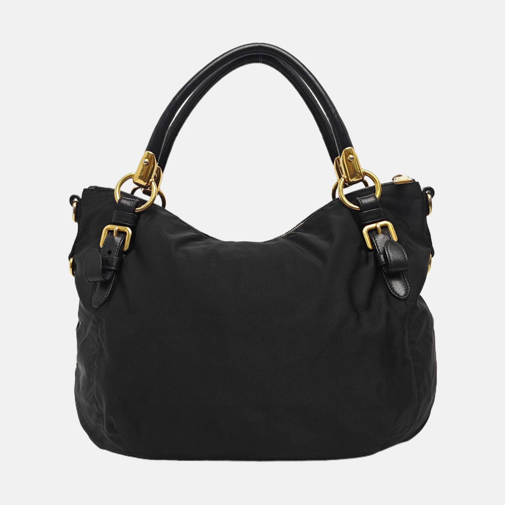 Nylon Tote Bag Black