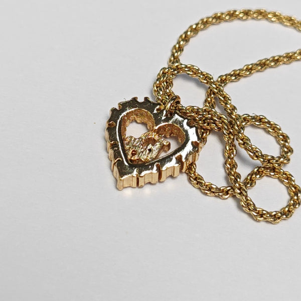 Dior Oblique Metal Gold Necklace