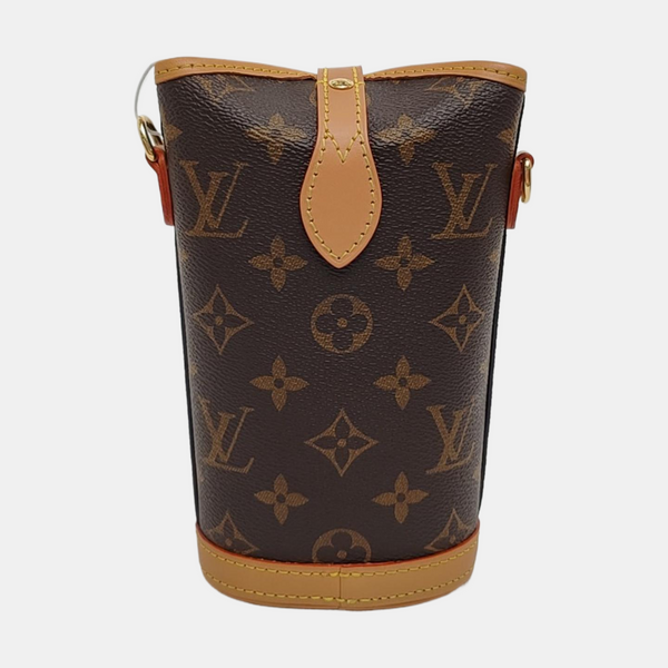 FOLD ME Monogram Coated Canvas Brown