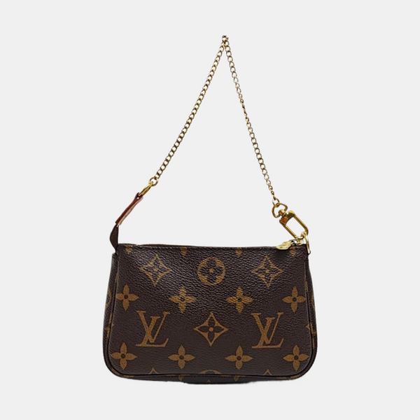 ACCESSOIRES Mini Monogram Coated Canvas Brown