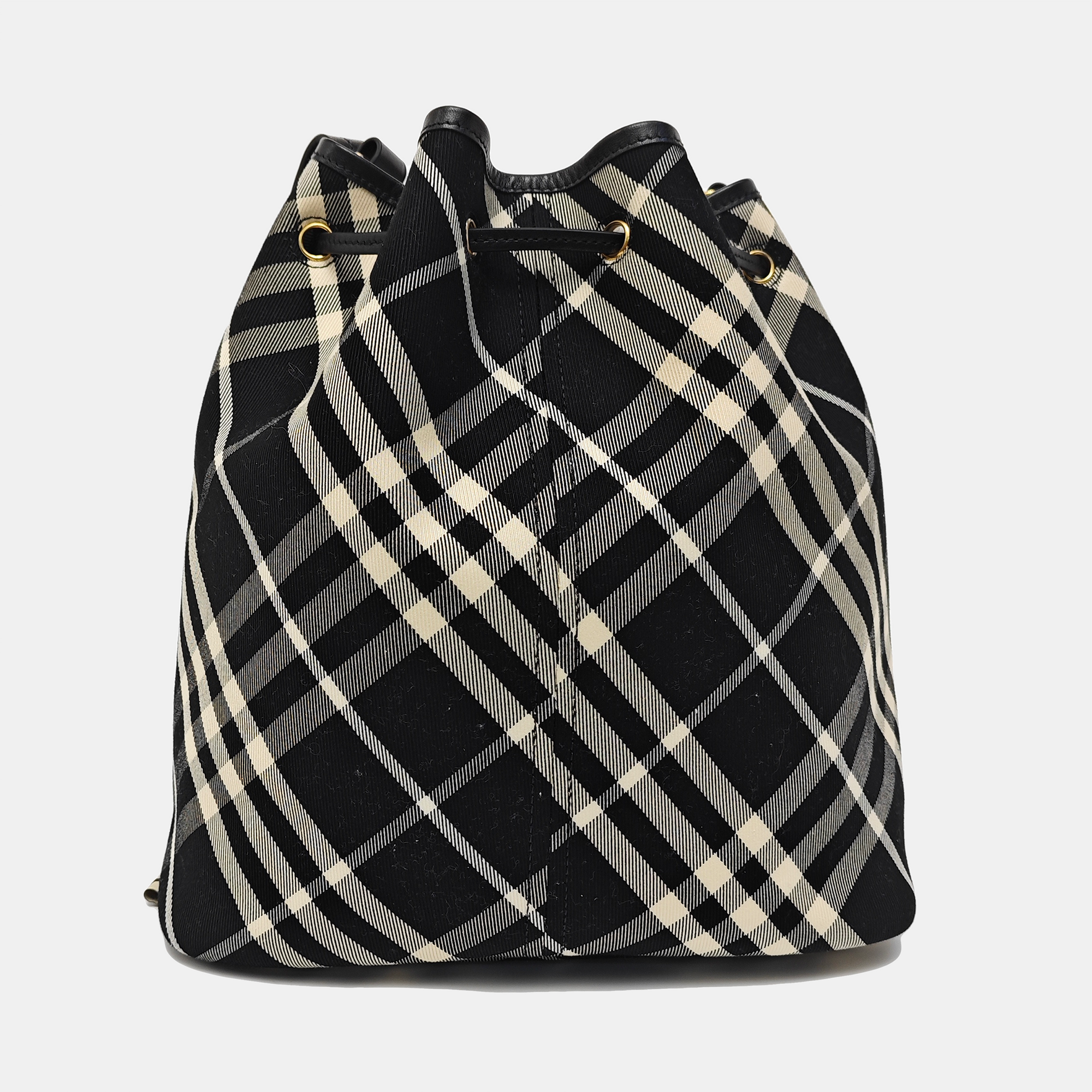 Canvas Bucket Bag Medium Black