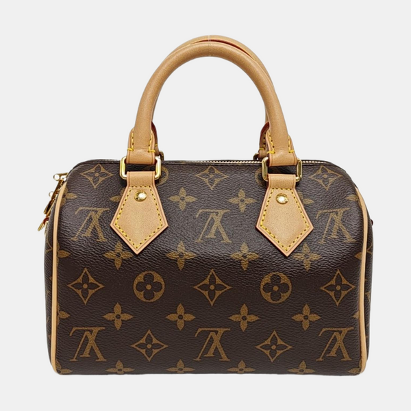SPEEDY 20 Monogram Coated Canvas Brown